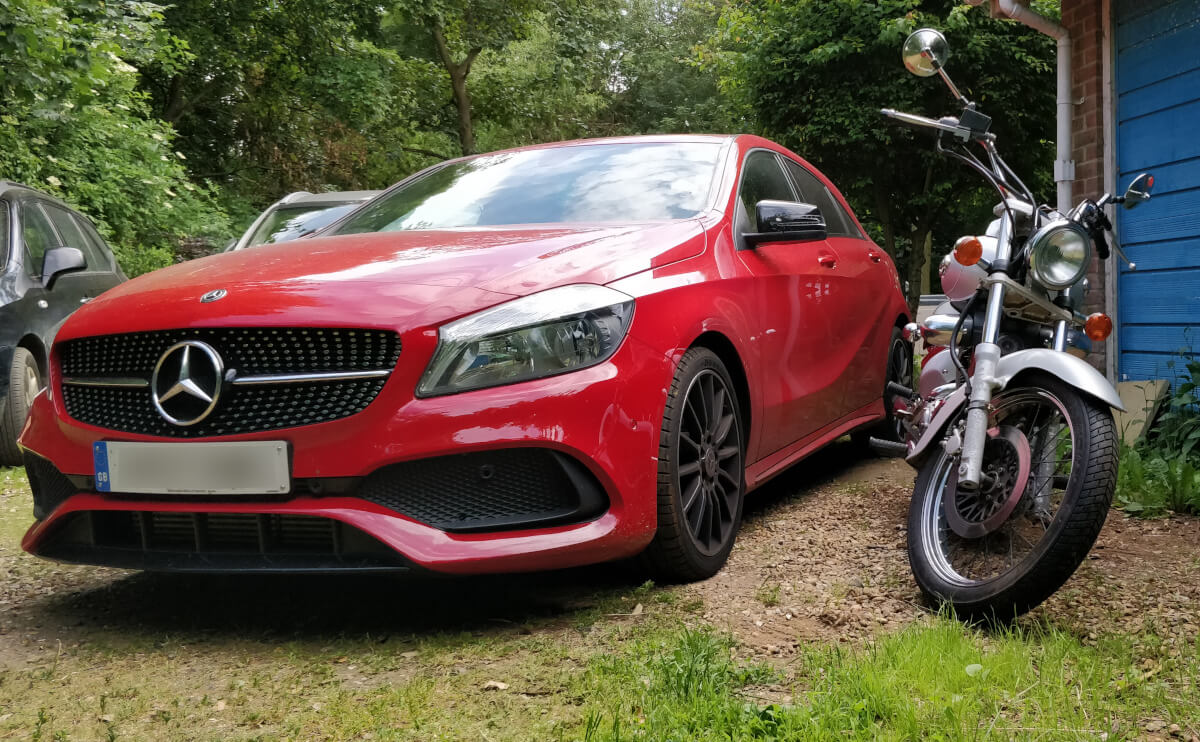 My new car and motorbike