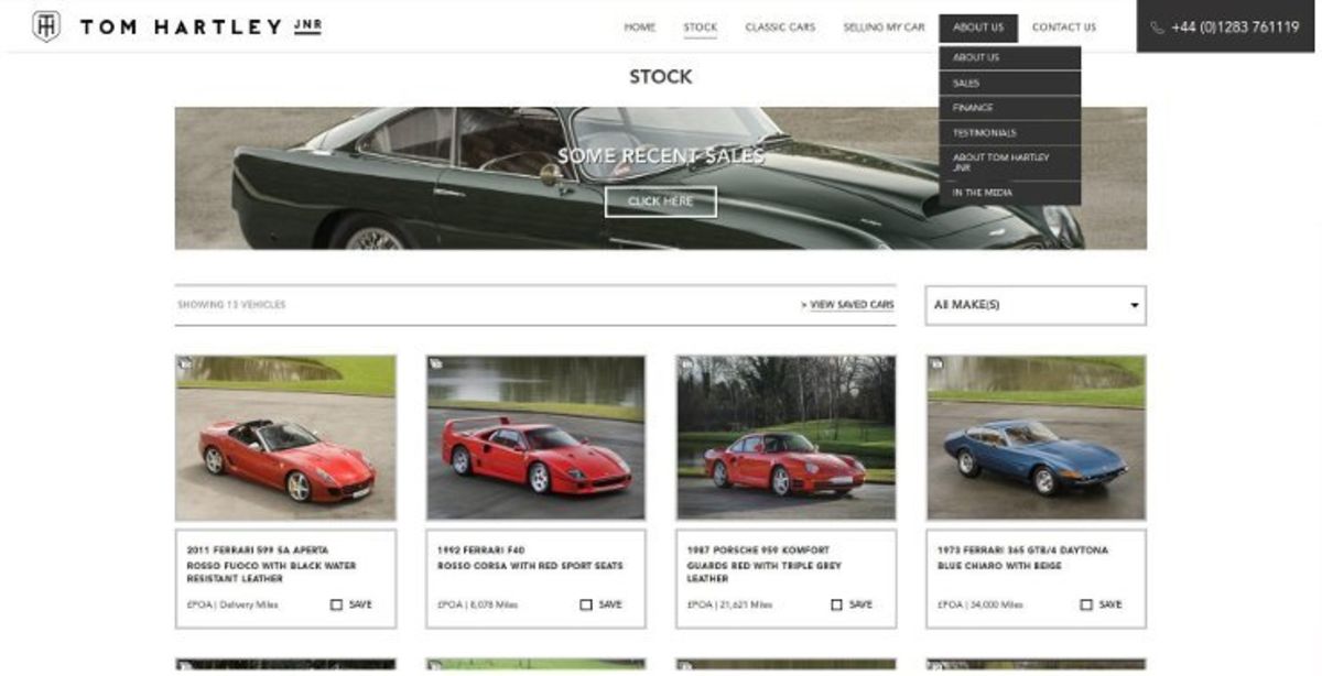 Stock page
