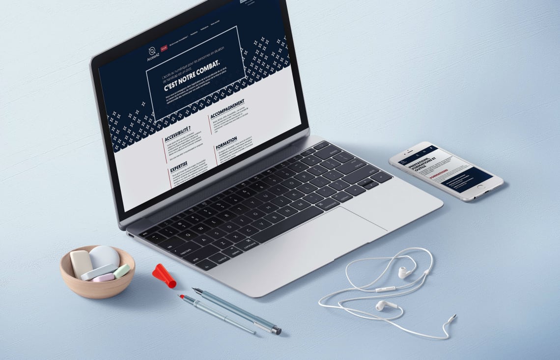Site internet Access42 Direction Artistique,Webdesign,UX,Accessibilité