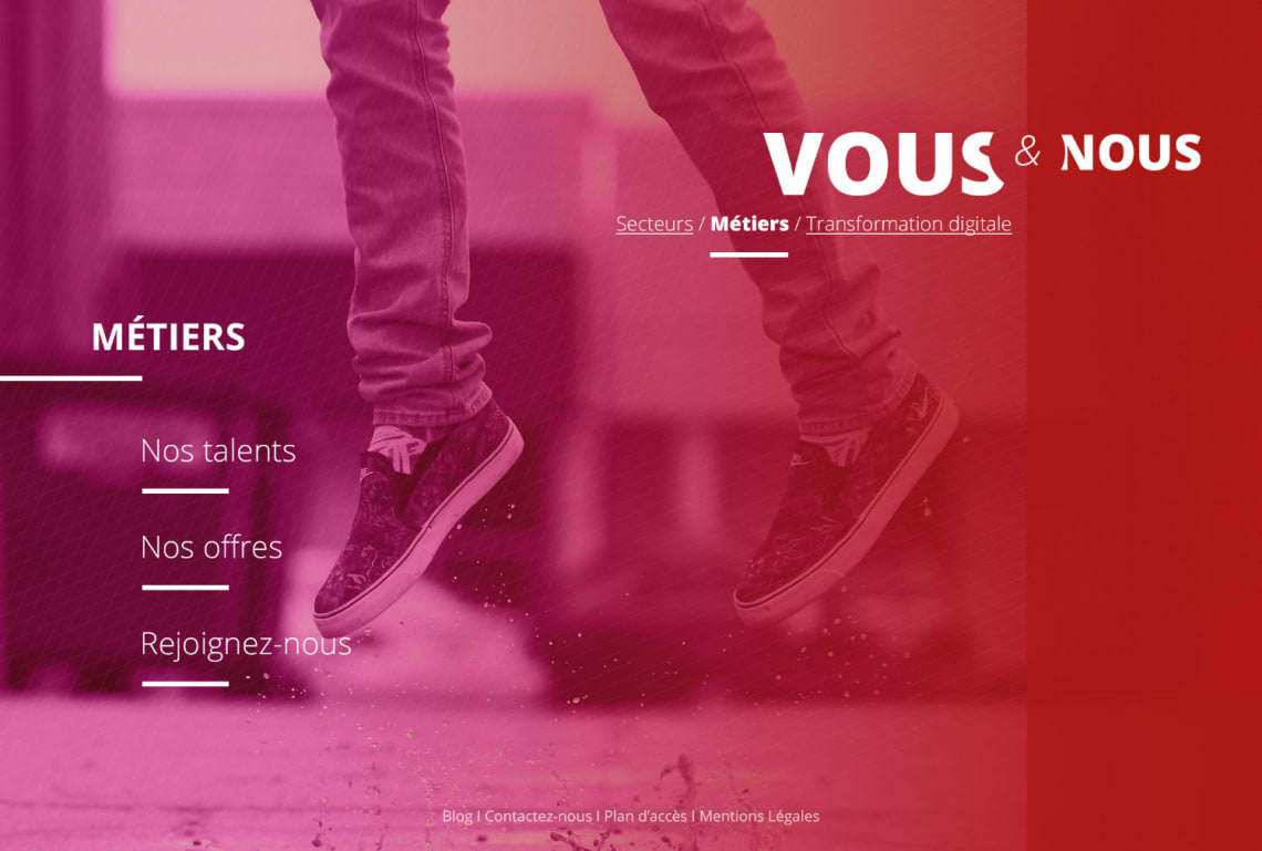 Cabinet de consultants – Site internet Conception,Direction Artistique