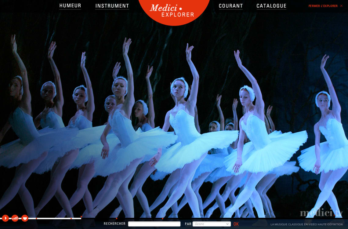 Medici.tv Webdesign,UX