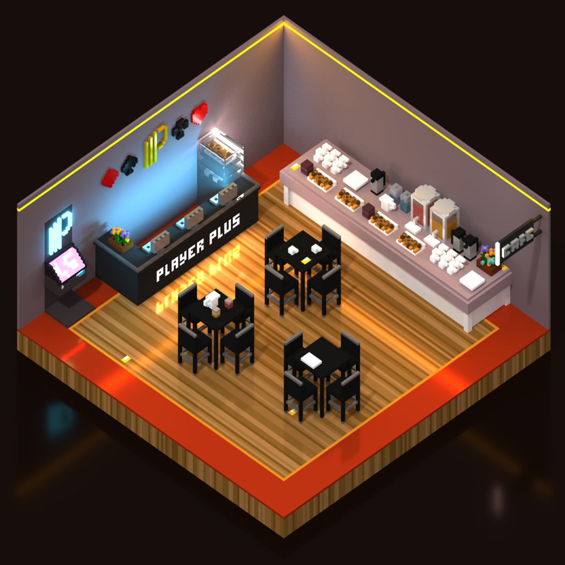 Jeu Instagram - Casinos Partouche Conception,Direction Artistique,Illustration,3D,Voxel