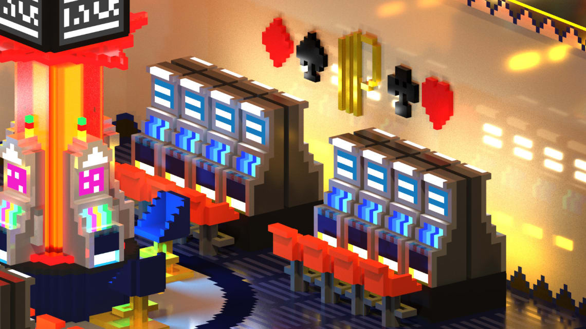 Jeu Instagram - Casinos Partouche Conception,Direction Artistique,Illustration,3D,Voxel