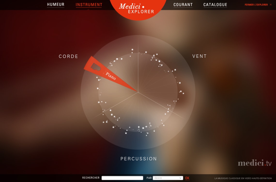 Medici.tv Webdesign,UX