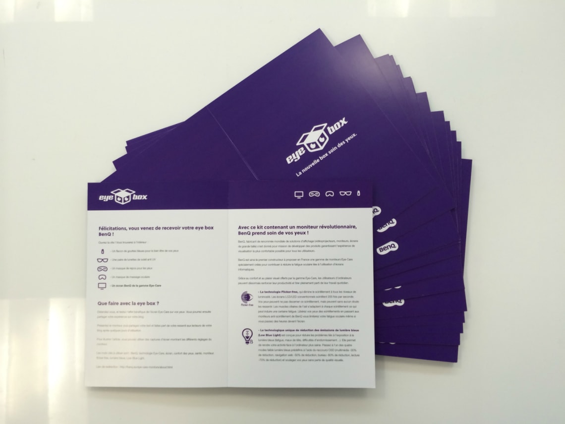 BenQ – Eyebox Conception,Direction Artistique,Identité,Social Media,Print,Logo