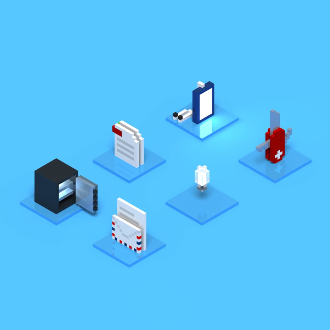 Site internet et emailing Cozy Cloud Conception,Direction Artistique,Voxel,3D,Illustration,Accompagnement,Webdesign,Social Media