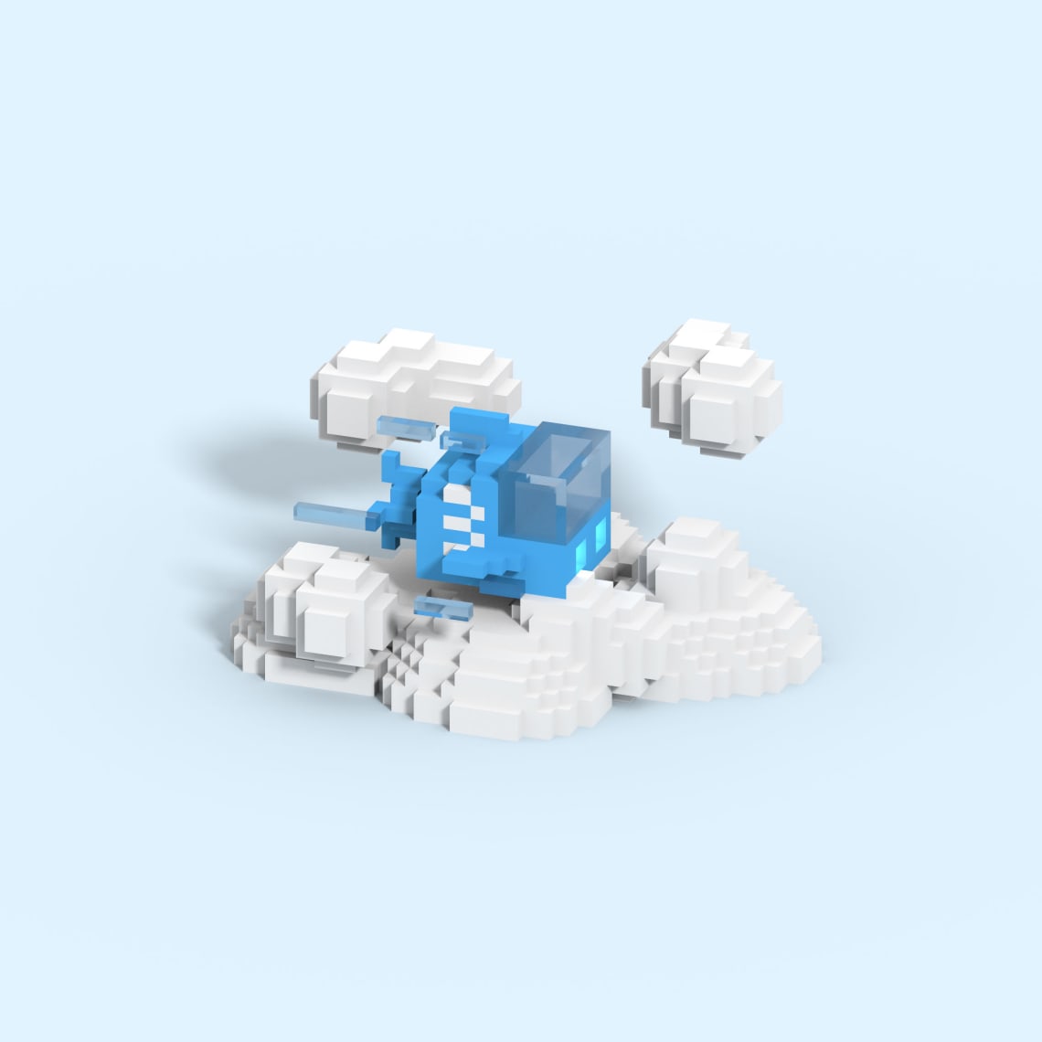 Site internet et emailing Cozy Cloud Conception,Direction Artistique,Voxel,3D,Illustration,Accompagnement,Webdesign,Social Media