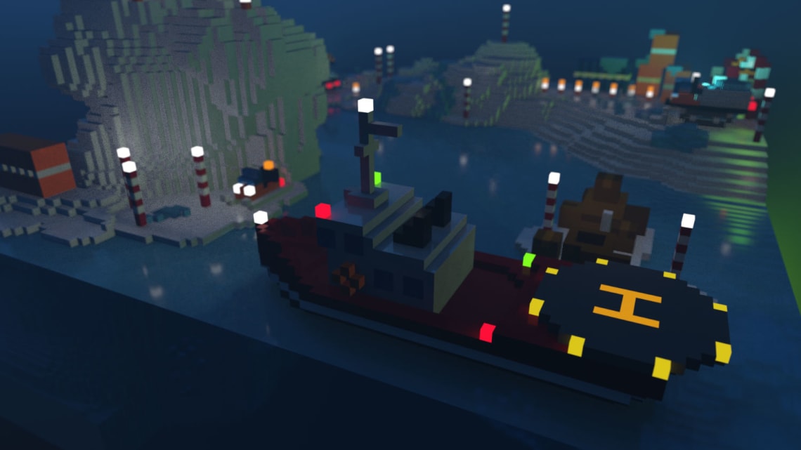 Forage Arctique Conception,Direction Artistique,3D,Voxel