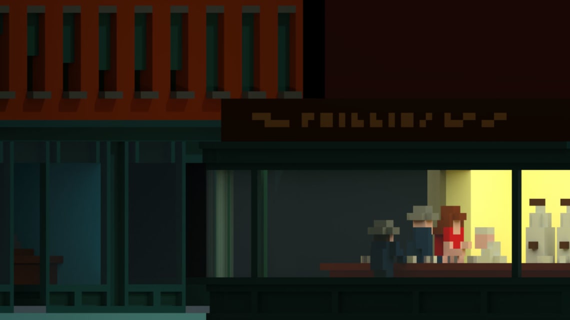 Nightvoxels Conception,Direction Artistique,3D,Voxel,Illustration