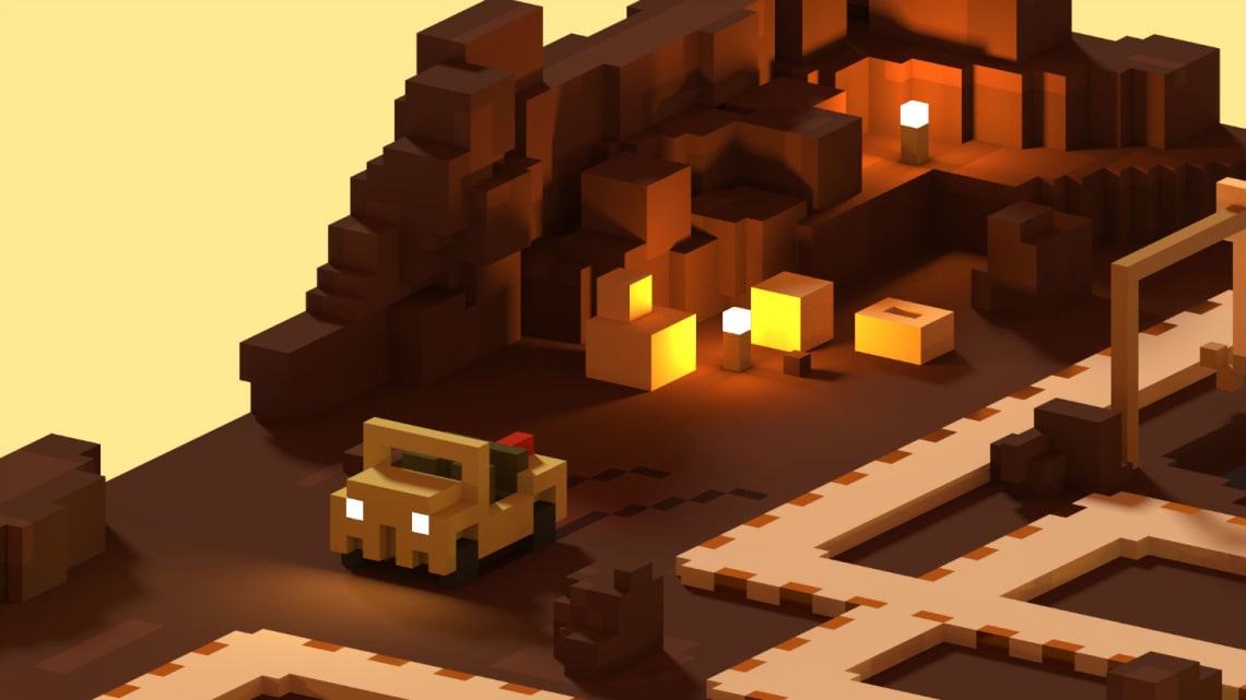 Meilleurs vœux 2018 Conception,Direction Artistique,Illustration,3D,Voxel