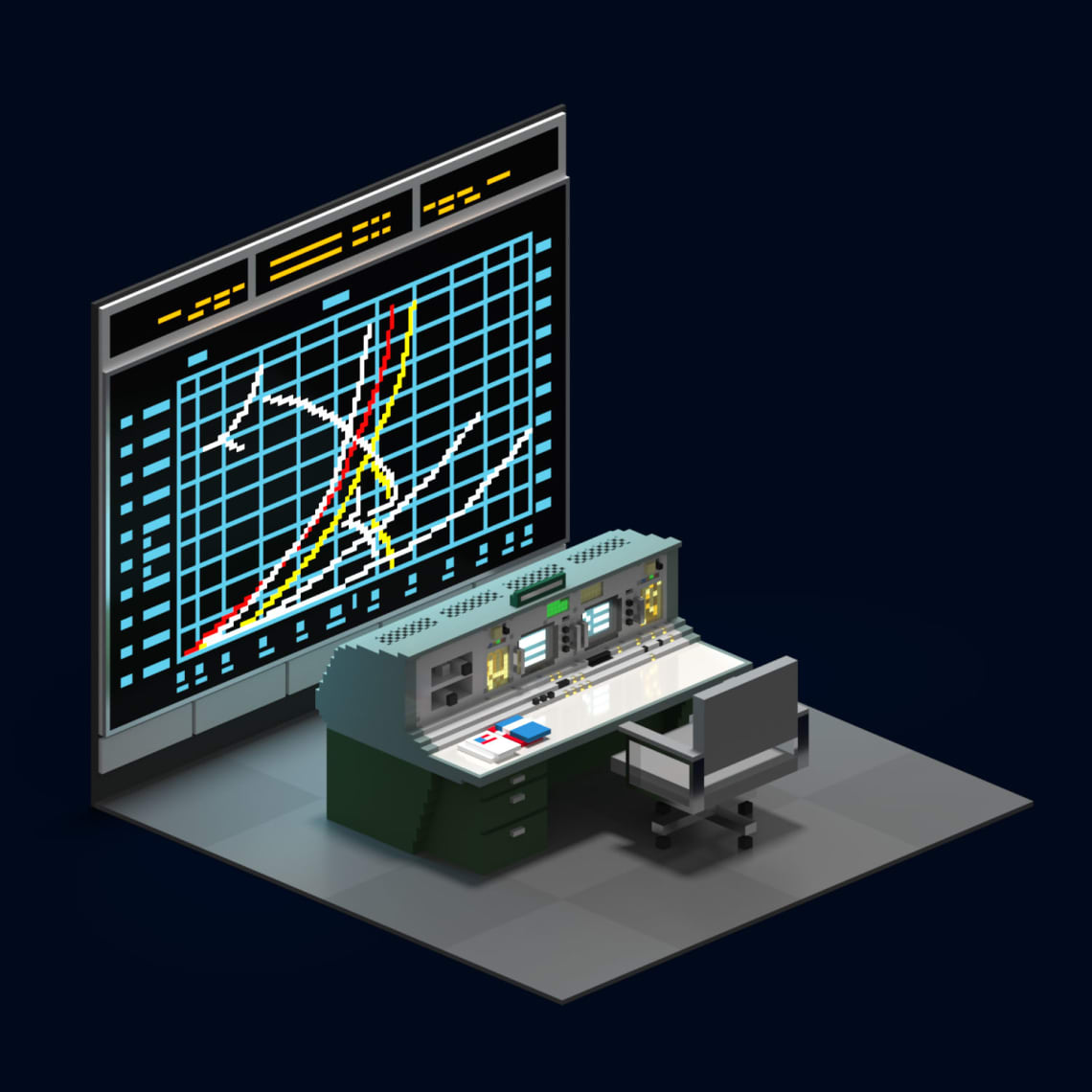 Voxels frais, voxels variés Conception,Direction Artistique,3D,Voxel,Illustration