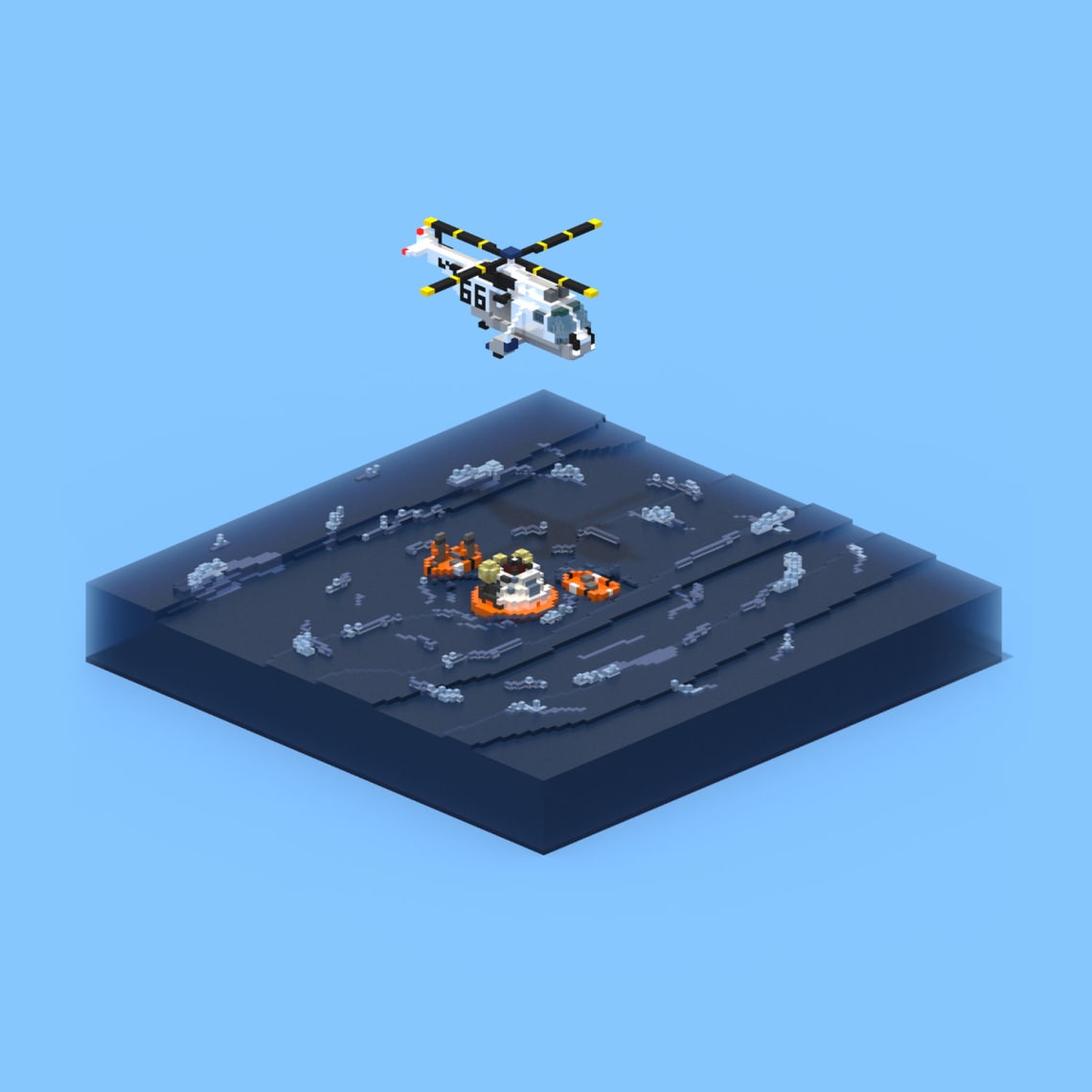 Voxels frais, voxels variés Conception,Direction Artistique,3D,Voxel,Illustration