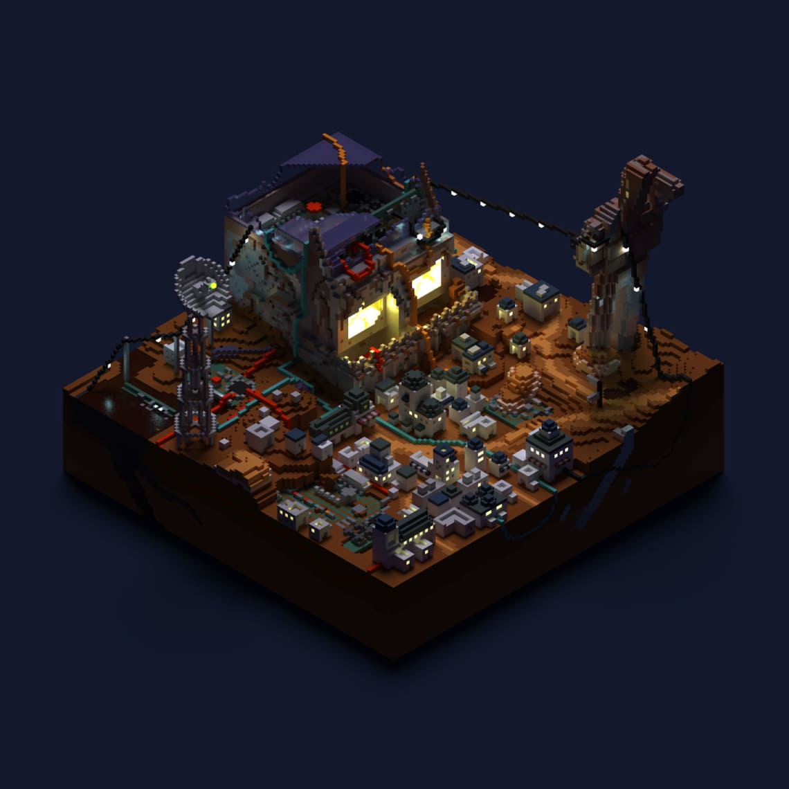 Voxels frais, voxels variés Conception,Direction Artistique,3D,Voxel,Illustration