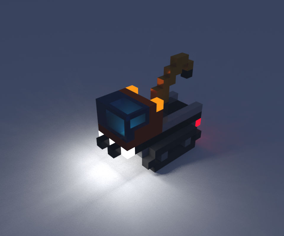 Forage Arctique Conception,Direction Artistique,3D,Voxel