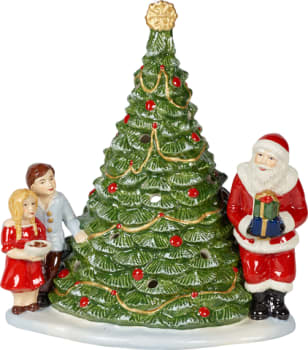Christmas toys julenisse med juletre Villeroy