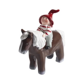 Nisse på/hest 8,5cm NG