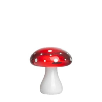 Hadeland Glassverk – Fluesopp Rød 6,2 cm