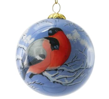 Julekule med dompaper