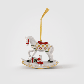 Villeroy & Boch – Juleornament “Gyngehest” 2025 (Christmas Classics)