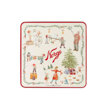 Porsgrunds Porselænsfabrik – Julekakeboks Firkantet