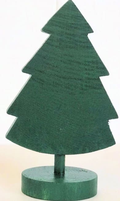 Gran på fot grønn 11,5cm Spegels