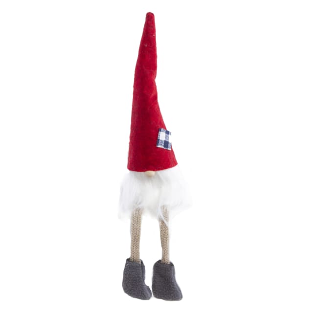 Nisse med rød lue blått merke 32cm