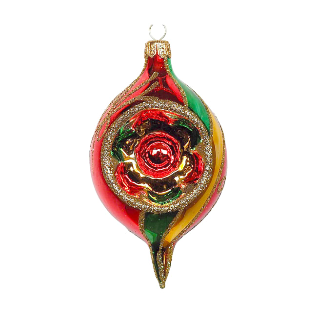 Oval reflektor 8 cm tricolour