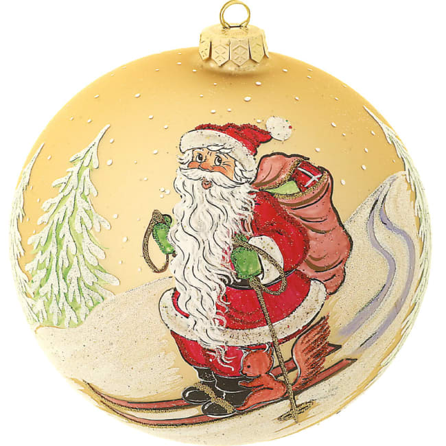 Kule nisse på ski 15cm