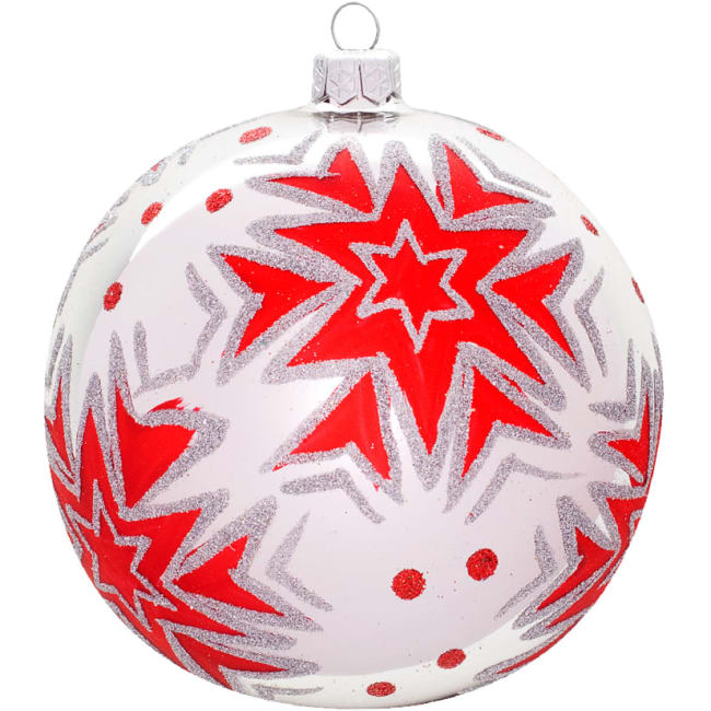 Kule sølv shiny 12cm