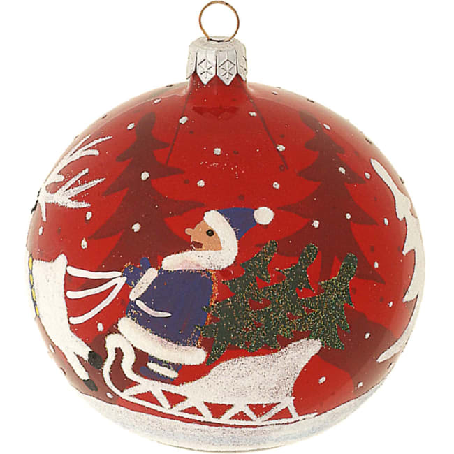 Kule nisse og reinsd rød 10cm