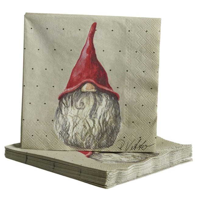 Servietter nissen Herman 25x25cm