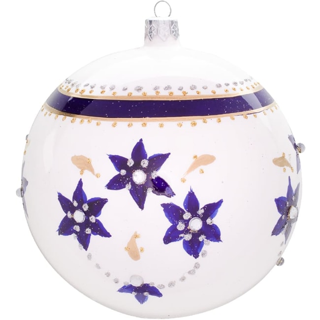 Kule hvit porselen 10cm