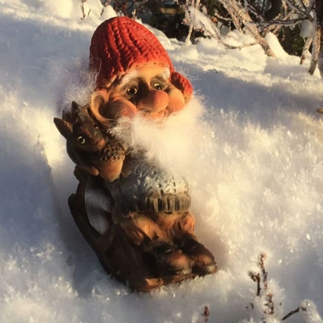 Ny Form Nisse på kjelke
