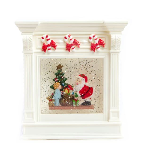 Peis med nisse og barn