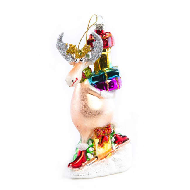 Hengepynt reinsdyr med gaver