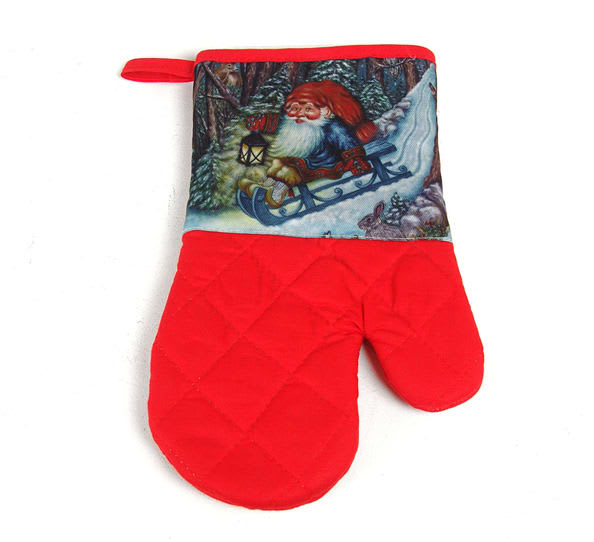 Grillvott nisse på slede