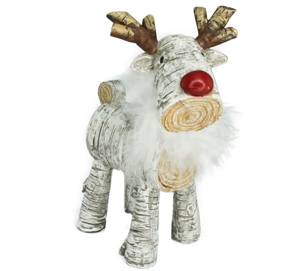 Reinsdyr med flyffy hals