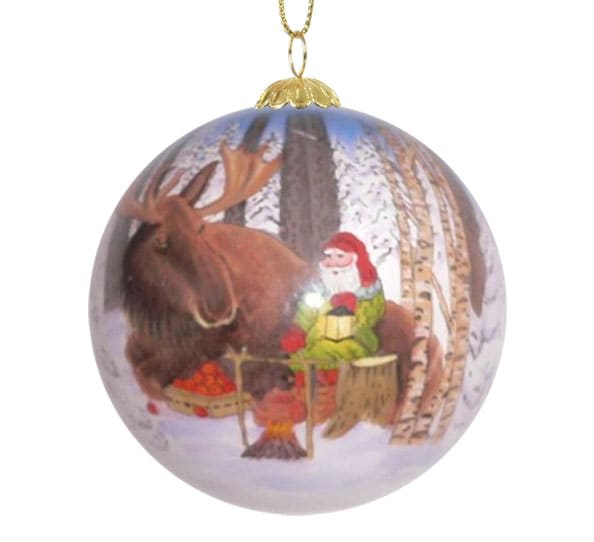 Julekule elg og nisse