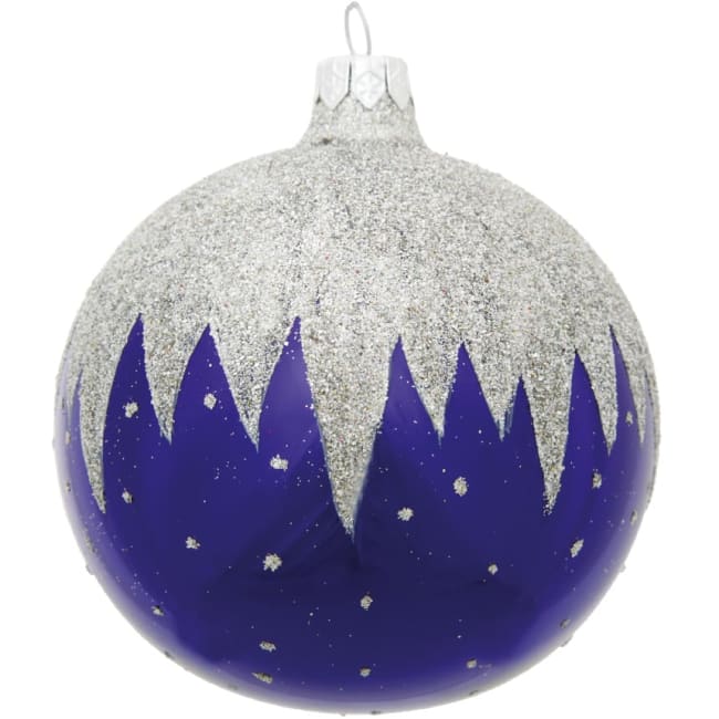 Kule Silver cap blå 10cm