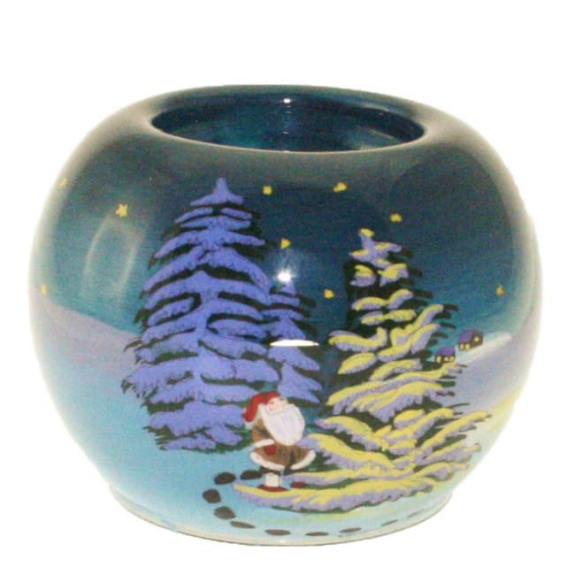 Telysholder håndmalt Nissen i måneskinn BF