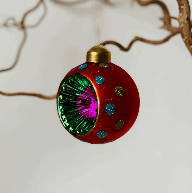 UND Vintage Julekule orange matt