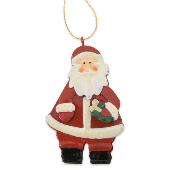 Julemann i metall – antikk stil (8×5 cm)