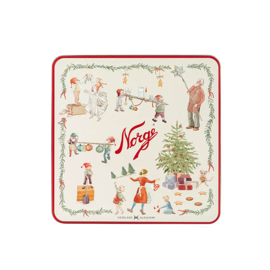 Porsgrunds Porselænsfabrik – Julekakeboks Firkantet