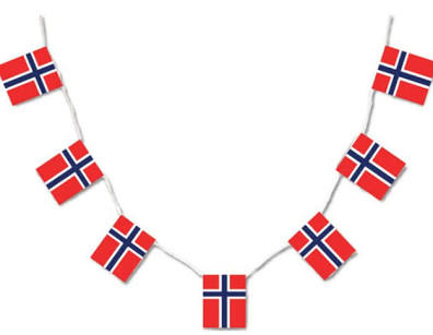 Norske flaggranker – 2 meter, 2 stk
