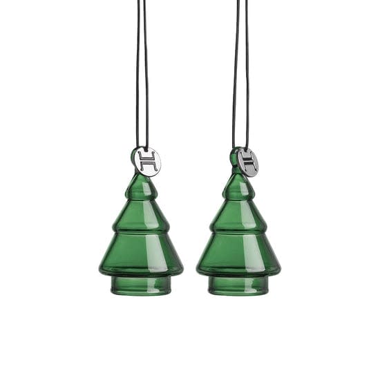 Hadeland Glassverk – Glassheng gran vintergrønn 2 pk