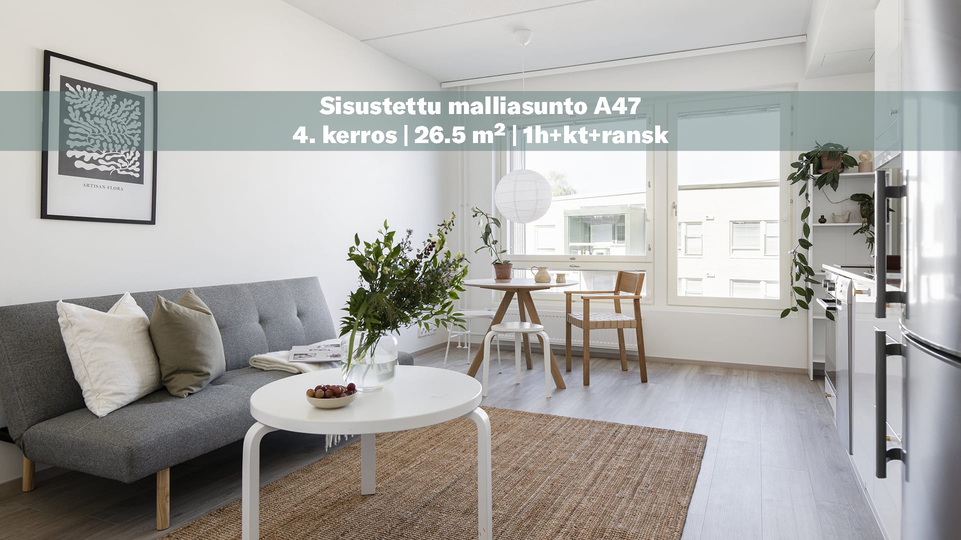 Taiteilija A47, malliasunto 3 vesileima
