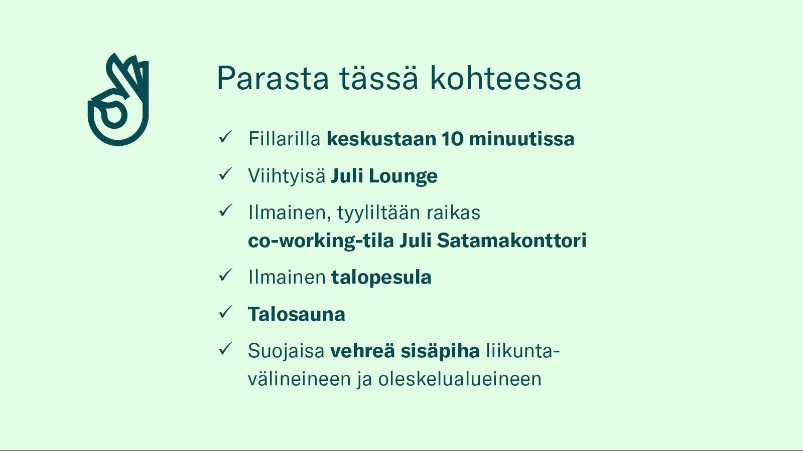 Juli Bertelinkulman Kajaste - parasta kohteessa