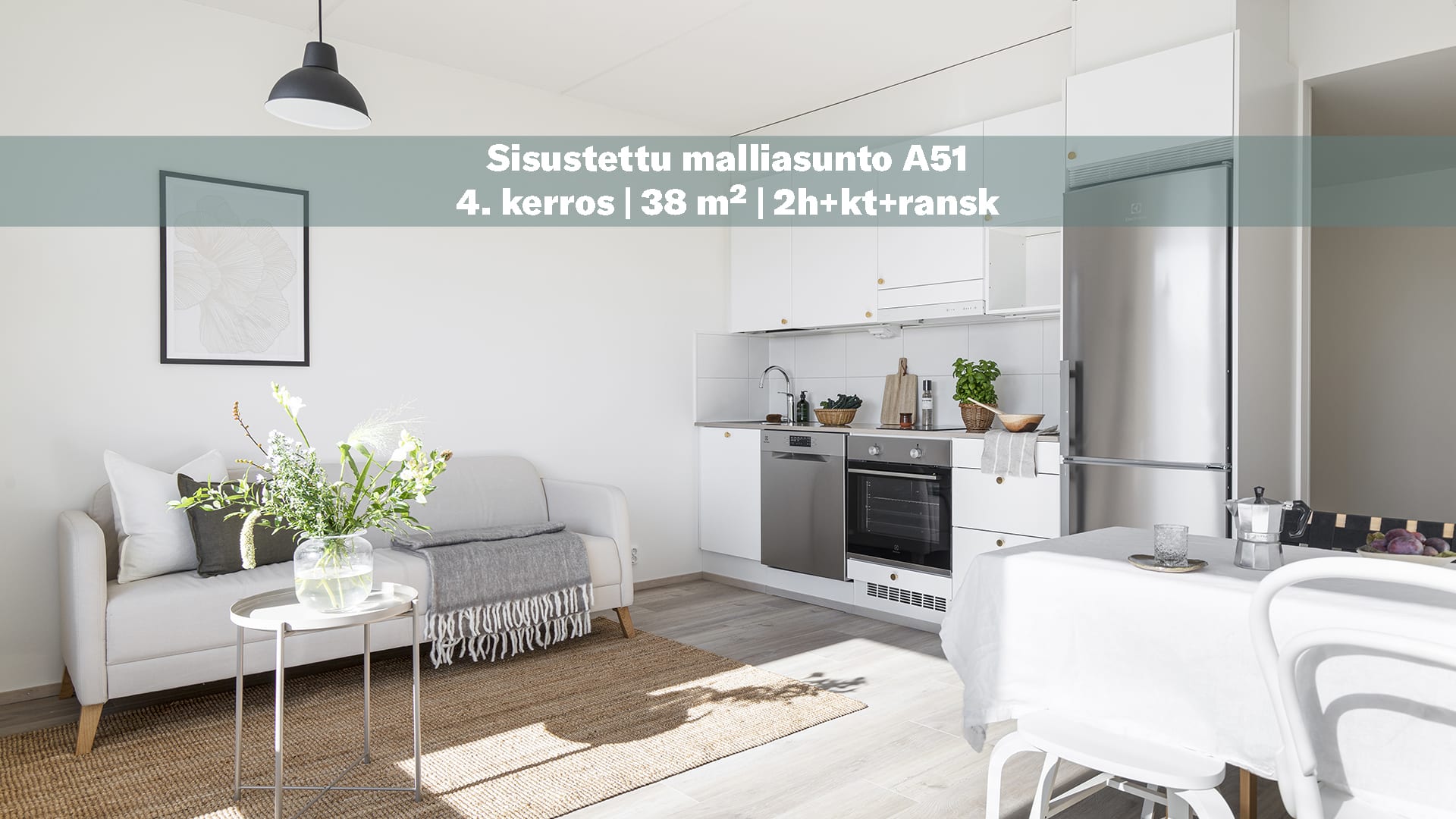 Taiteilija A51 malliasunto 5 vesileima