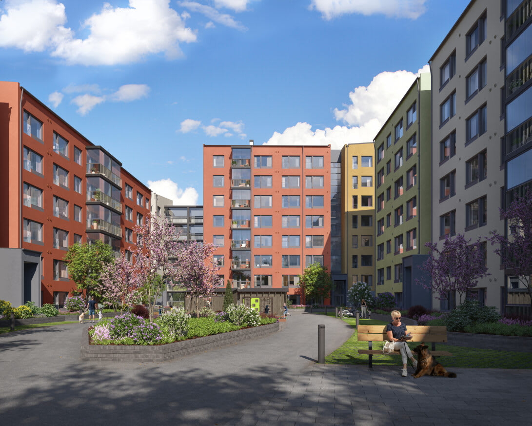Pukkilan korttelivisualisointi
