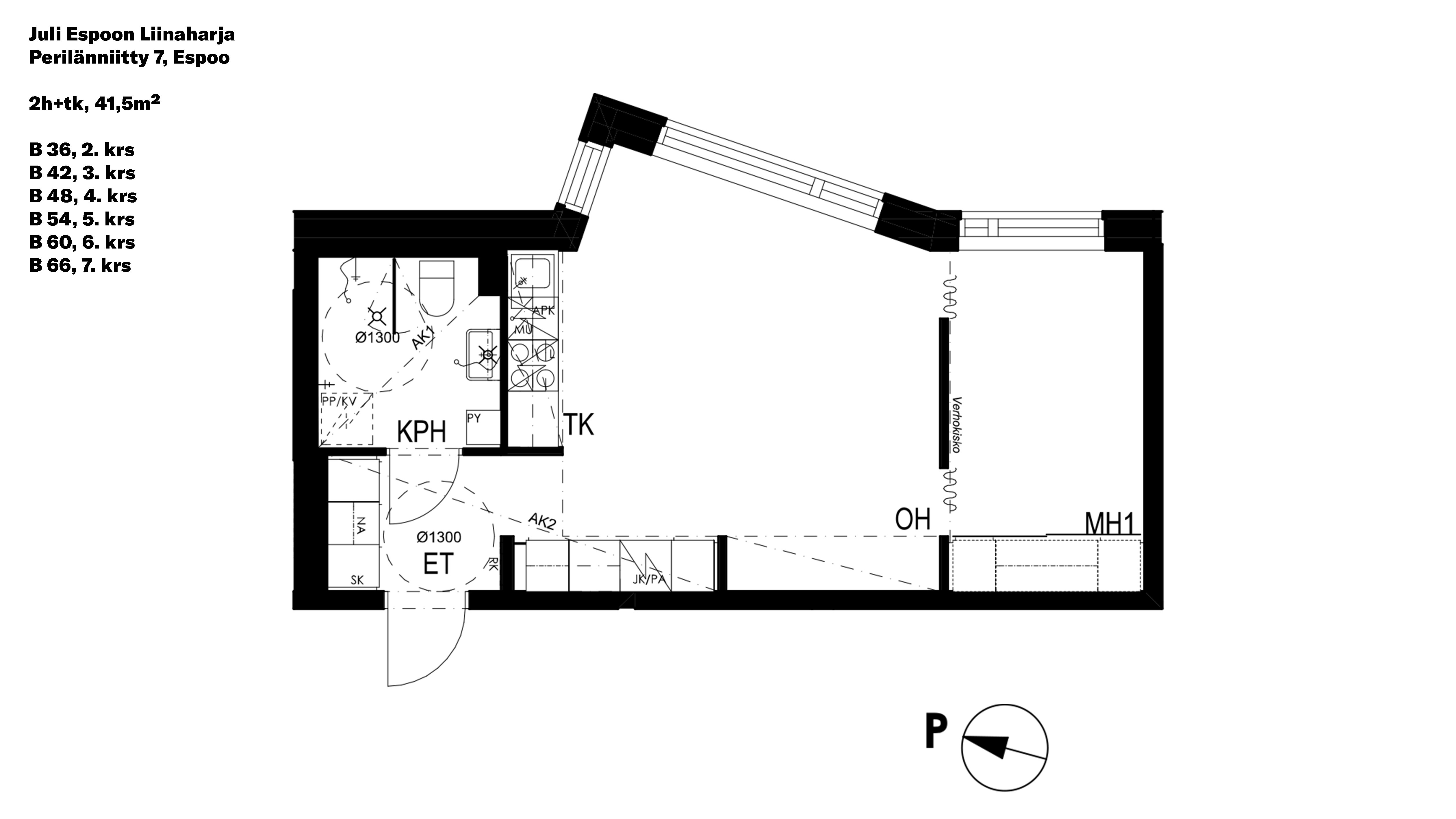 Liinaharja B36, B42, B48, B54, B60, B66